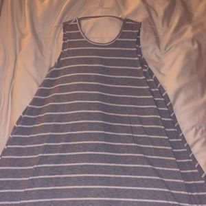 Billabong Grey Striped Dress
